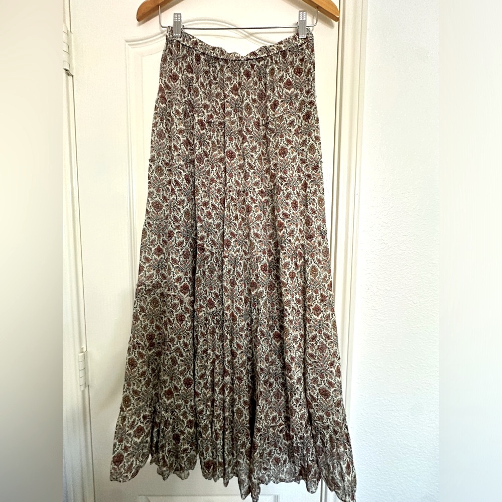 NWOT Denim & Supply by Ralph Lauren tiered, multicolor long skirt